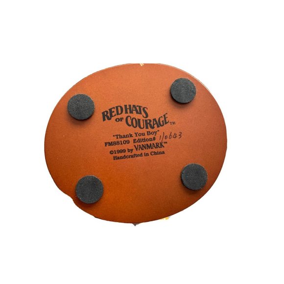 Red Hats of Courage "Thank You Boy" VANMARK Fireman and Dalmatian Figurine Ed.1 - Picture 6 of 6